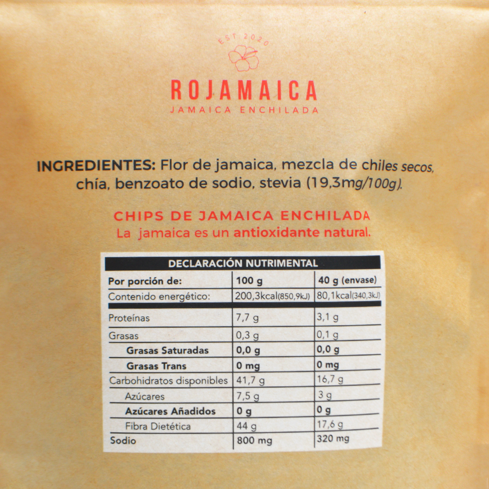 Chips de Flor de Jamaica