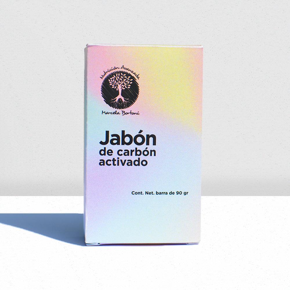 Jabón de carbón activado