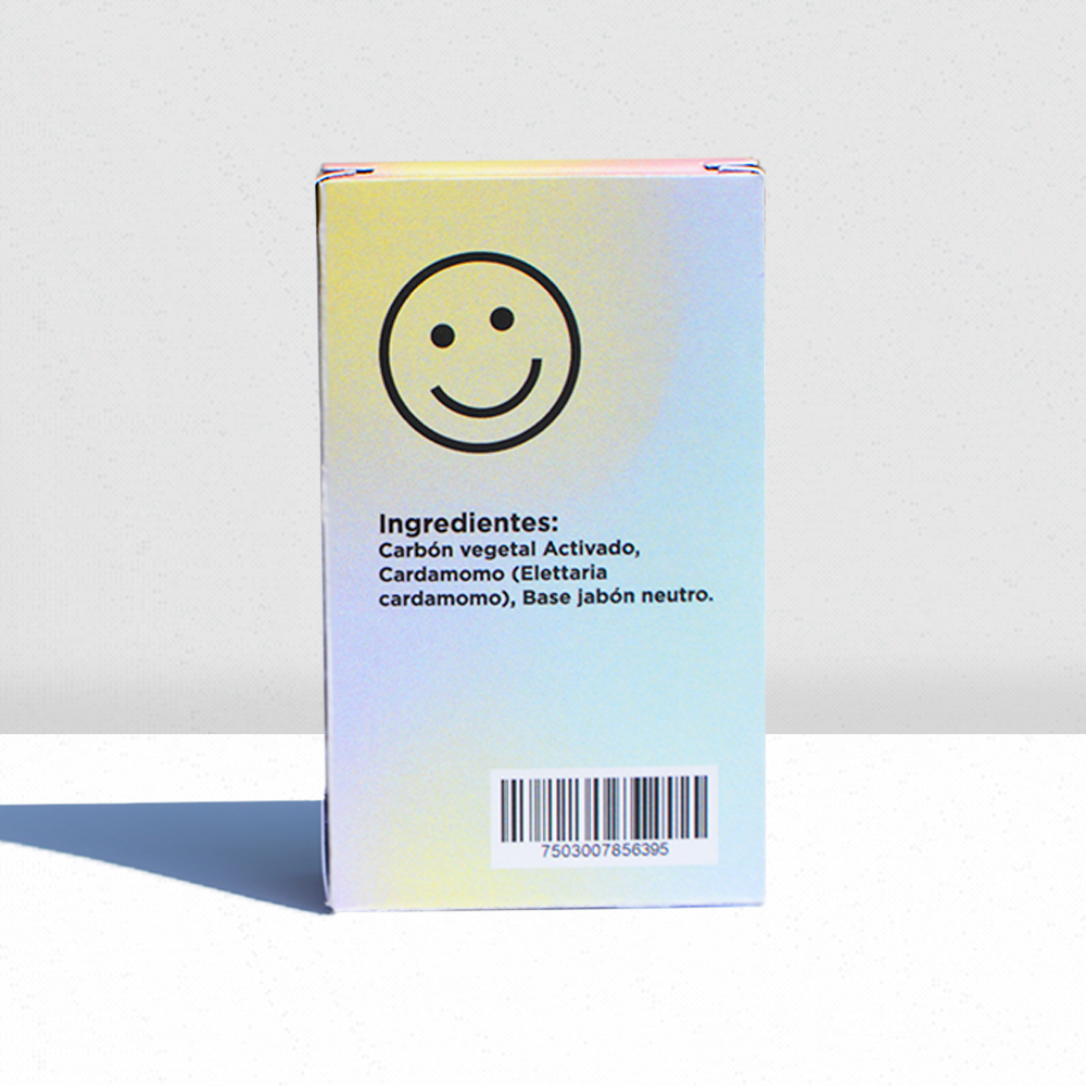 Jabón de carbón activado
