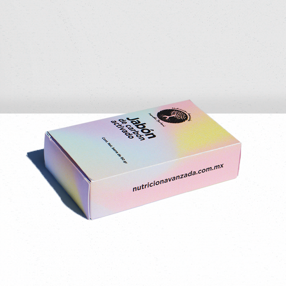 Jabón de carbón activado