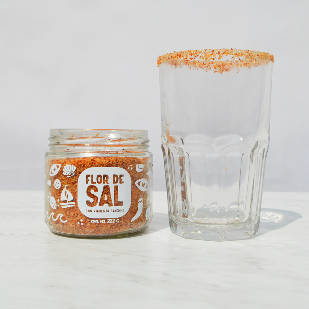 Flor de Sal con Pimienta Cayenne