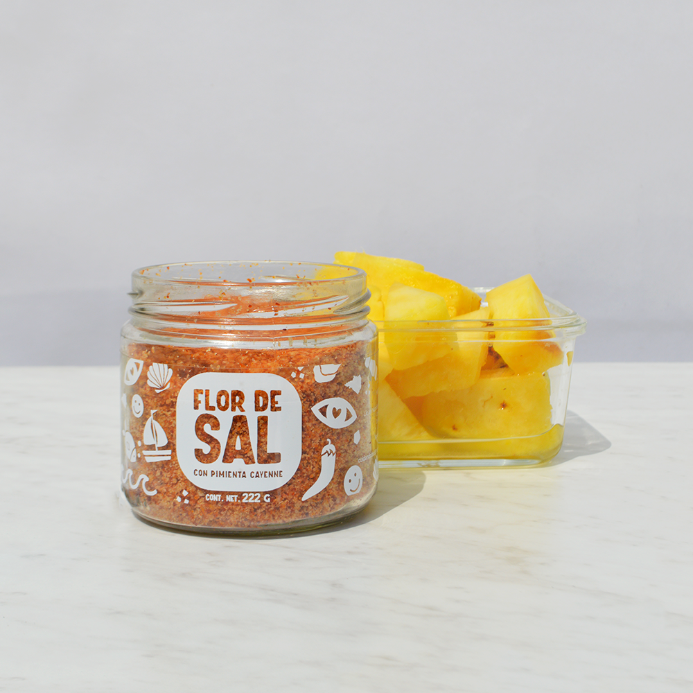 Flor de Sal con Pimienta Cayenne