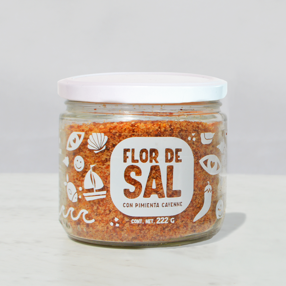 Flor de Sal con Pimienta Cayenne